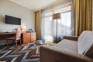 TV a/nebo společenská místnost v ubytování Hotel Belweder
