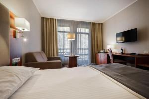 TV a/nebo společenská místnost v ubytování Hotel Belweder