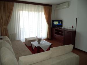 TV a/nebo společenská místnost v ubytování Hotel Dva Bisera