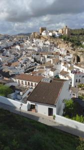 A general view of Setenil or a view of the city taken from Az apartmant