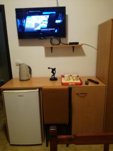 Kuchyň nebo kuchyňský kout v ubytování Miron apart&rooms