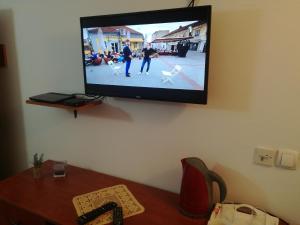 TV a/nebo společenská místnost v ubytování Miron apart&rooms