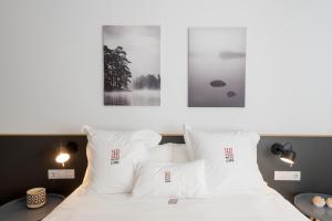 Postel nebo postele na pokoji v ubytování Petit Luxe Ègara