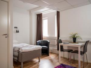 Posezení v ubytování Slagsta Gate Hotell + 37 fotografií