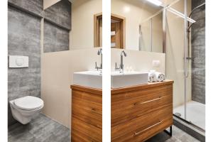 Kúpeľňa v ubytovaní Krakow For You Budget Apartments