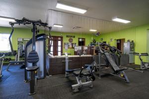 The fitness centre and/or fitness facilities at DorEsz Wellness Panzió