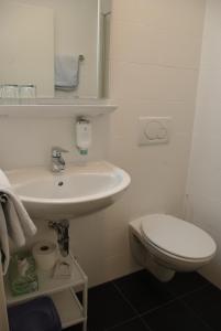 Koupelna v ubytování Hotel Garni am Hechenberg