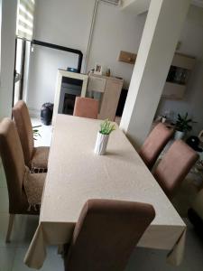 Η κουζίνα ή μικρή κουζίνα στο Apartman Ivona