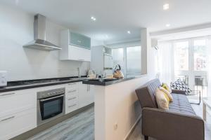 Kuchyňa alebo kuchynka v ubytovaní Berlanga, apartamento en el centro