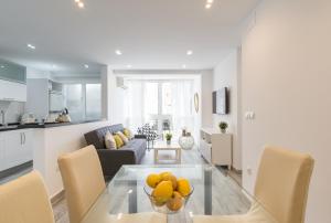 Kuchyňa alebo kuchynka v ubytovaní Berlanga, apartamento en el centro