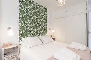 Posteľ alebo postele v izbe v ubytovaní Berlanga, apartamento en el centro