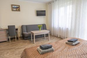 Telewizja i/lub zestaw kina domowego w obiekcie Apartamenty Ewa II
