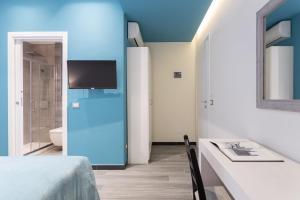 Posteľ alebo postele v izbe v ubytovaní Le stanze di Carla! Bagno privato, cucina in comune