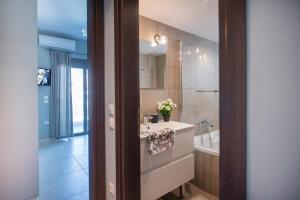 Kúpeľňa v ubytovaní Villa Oliva Rodos