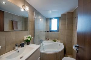 Kúpeľňa v ubytovaní Villa Oliva Rodos