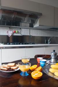 Virtuvė arba virtuvėlė apgyvendinimo įstaigoje Casa delle Terrazze