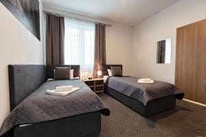 Кровать или кровати в номере HOTEL LUBLIN