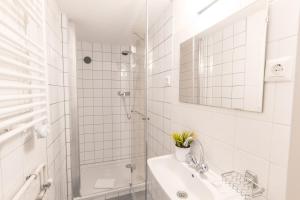 Koupelna v ubytování Apartment Kaiserstraße