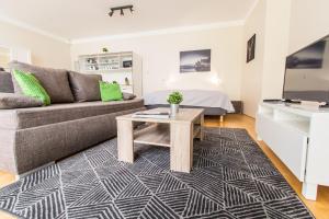 TV a/nebo společenská místnost v ubytování Apartment Kaiserstraße + 6 fotografií
