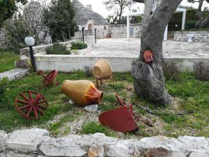 A garden outside Trullo Monte Del Sale