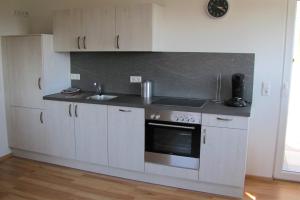 Kuchyň nebo kuchyňský kout v ubytování Ferienwohnung Zürn