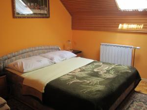 1 dormitorio con 1 cama en una habitación en Guest House Sveti Marko Gacka, en Otočac