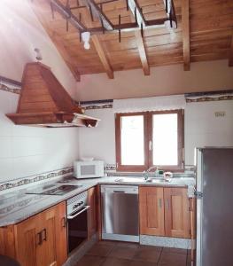 Kuchyň nebo kuchyňský kout v ubytování Casa de aldea Amezaga + 9 fotografií