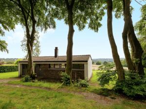 une maison avec des arbres devant elle dans l'établissement Luxurious Holiday Home near Forest in Malmedy, à Longfaye