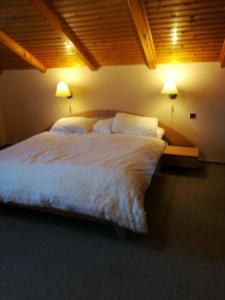 Postel nebo postele na pokoji v ubytování Nature Apartments