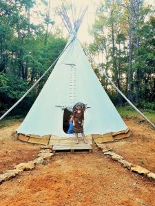 入住Magnifique chalets en rondins avec ou sans spa et Tipis en plaine Nature Environnement ressourçant au calme vue imprenable Lascaux SPA non disponible juillet et aout的客人