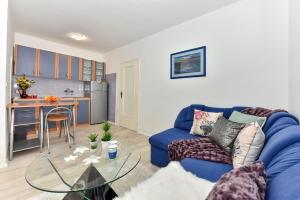 Kuchyň nebo kuchyňský kout v ubytování Apartmani Miluška