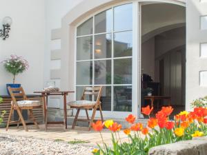 Ein Garten an der Unterkunft Domizil am Kaitzbach