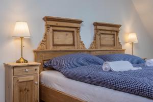 Letto o letti in una camera di Statek U Medvěda