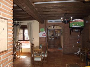 Restaurace v ubytování Apartamentos El Mirador