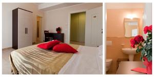 Postel nebo postele na pokoji v ubytování Hotel La Campana