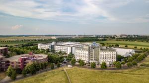 Nespecifikovaný výhled na destinaci Schkeuditz nebo výhled na město při pohledu z hotelu