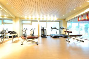 Fitnesscenter och/eller fitnessfaciliteter på Hotel Ideal