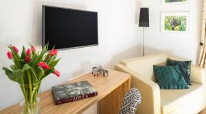 Telewizja i/lub zestaw kina domowego w obiekcie Cracowdays