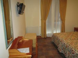 Posteľ alebo postele v izbe v ubytovaní Hotel Ermintxo