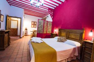 Postel nebo postele na pokoji v ubytování Casa Rural & Spa La Graja