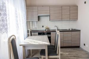 Kuchyň nebo kuchyňský kout v ubytování Apartamenty Ewa II + 33 fotografií