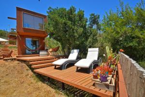 Zahrada ubytování Tinyhouse in the WineValley + 30 fotografií