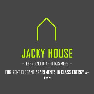 a sign that reads jacky house for rent element alterations in glasserate at Jacky House 3.0 in Lodi