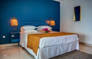 Katil atau katil-katil dalam bilik di Hotel Pelican