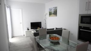 Μια τηλεόραση ή/και κέντρο ψυχαγωγίας στο apartamento rio salado