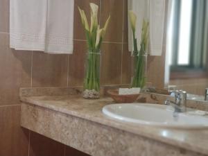 Ванная комната в Hotel Avión by Bossh! Hotels