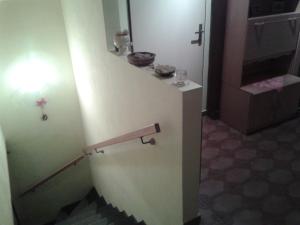 Koupelna v ubytování Penzion u Ježků