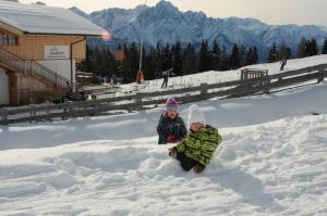 Mecki's Dolomiten Panorama Stubn v zimě