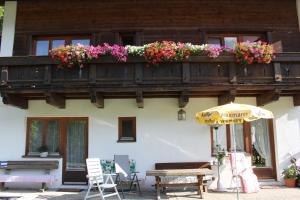 Balkón nebo terasa v ubytování Haus Oberland