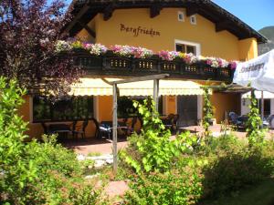 Zahrada ubytování Bergfrieden Leutasch/Seefeld